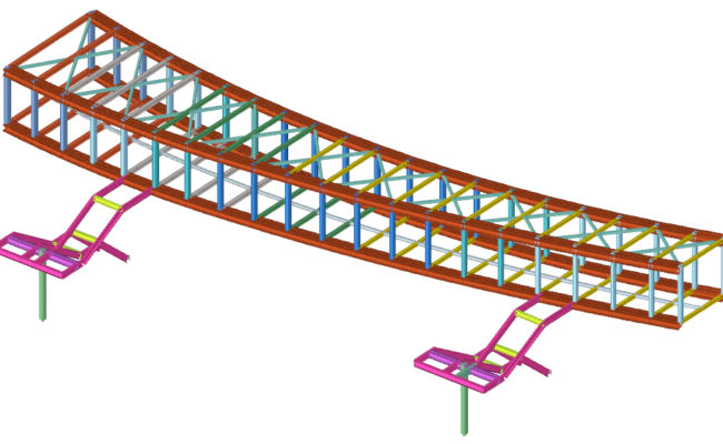 Fuda Square – Bridge – Struttura